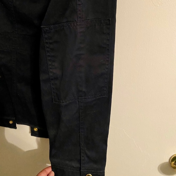 J. Crew navy blue relaxed boyfriend field jacket M - Picture 14 of 16